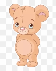 Bear Love - Transparent Cute Bear Cartoon Emoji,Whatsapp Emoticon Bear