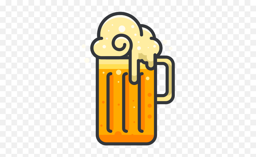 Beer Free Icon Of 50 Free Filled Outline - Beer Icon Emoji,Emoticon Cervezas Whatsapp