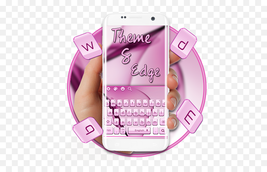 Pink Edge Keyboard Theme Amazoncombr Apps E Jogos - Girly Emoji,Hpoe Emoji