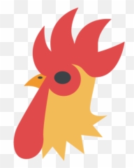 Emoji - Rooster Emoji Png,How To Type Skype Emoticon Gun To Head