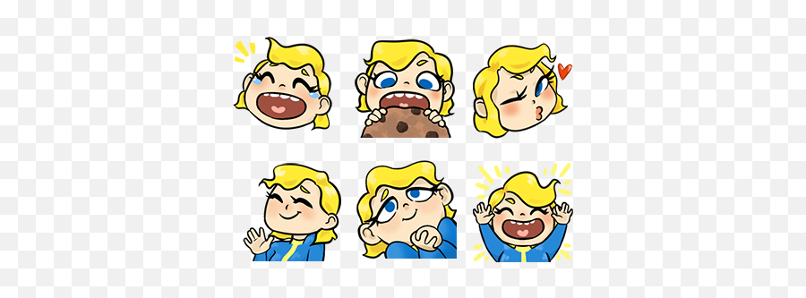 Jessica Tyree Emoji,Vault Boy Emoticons