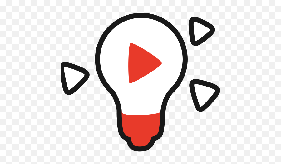 Light Bulb Idea Imagination Creativity Free Icon Of Youtuber - Youtube Idea Png Emoji,Creativity Using Emoticons