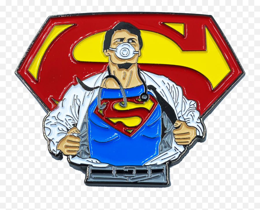 Cl4 - 19 Superman Nurse Doctor Emt Paramedic Technician Rn Bsn Lpn Pin Emoji,Rick And Morty Emojis Android