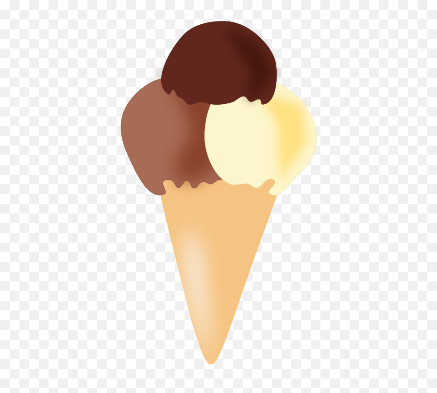 Free Clip Art Vanilla Ice Cream By Matthewthebemma Emoji,Ice Cream Cone Emoticon
