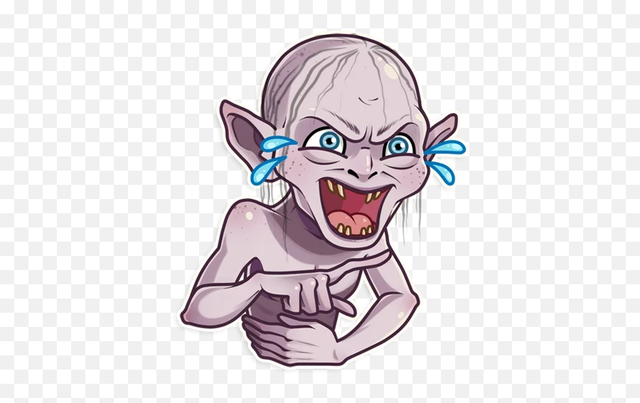 Telegram Sticker 15 From Collection Gollum Emoji,Lord Of The Rings Discord Emojis