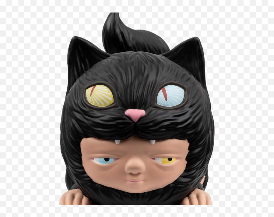 Storm Cat By Alex Face X Mighty Jaxx - The Toy Chronicle Emoji,Glowing Eyes Think Emoji Cat Face