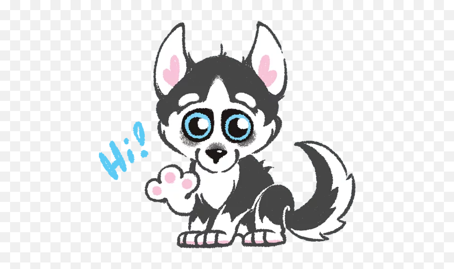 Husky Telegram Stickers Emoji,:husk: Emoji