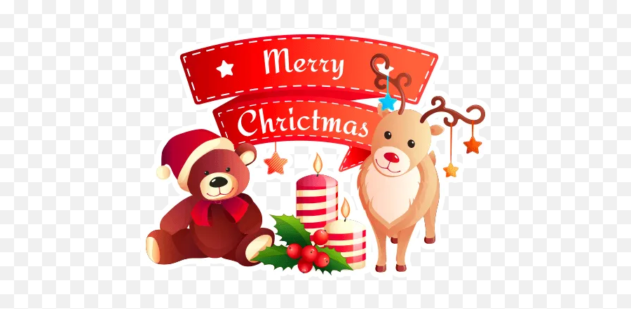 Christmas Special By Marcossoft - Sticker Maker For Whatsapp Emoji,Christmas Bear Emoji