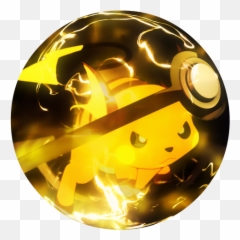 Raichu In A Glass Pokeball - Raichu In Pokeball Emoji,Pokeball Emoticon