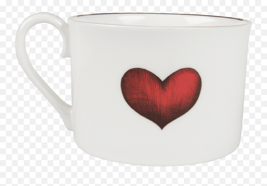 Red Love Heart Tea Cup U0026 Saucer - Fine Bone China Rory Dobner Emoji,Im A Lil Teapot In Emoticon Form