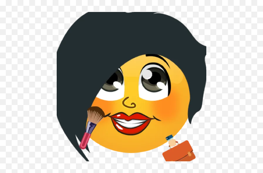 Emojis By Crazy Tomboy Anne - Sticker Maker For Whatsapp Emoji,Girl And Brush Emoji