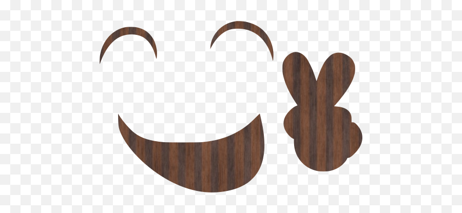 Wood Stripes 001 Emoticon Emotion Peace Face - Free Images Emoji,Brown Peace Emoji
