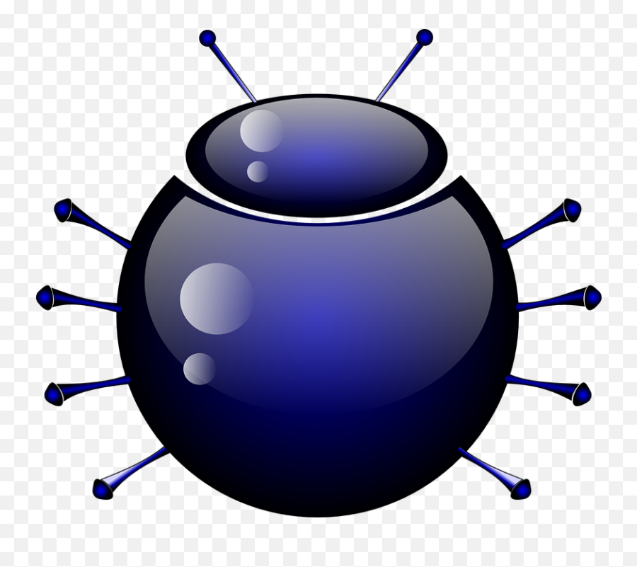 Bug Animal Blue - Free Vector Graphic On Pixabay Emoji,Circle Tick Emoji