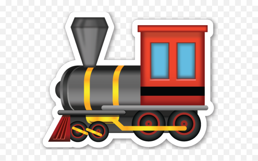 Locomotive Clipart Train Head - Train Emoji Png Transparent Emoji Tren,Emoji Loco