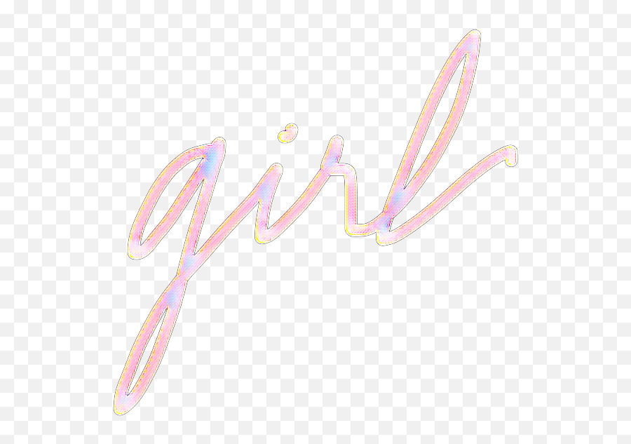 Girl Cursive Calligraphy Heygirl - Dot Emoji,Cursive Emoji