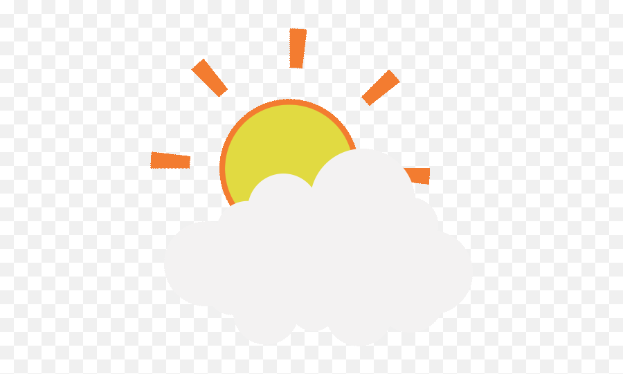 Top Sunny Stickers For Android U0026 Ios Gfycat - Animated Partly Cloudy Gif Emoji,Sun And Cloud Emoji