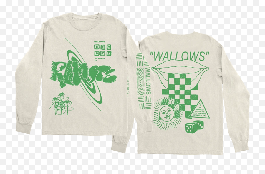Wallows Remote Long Sleeve Features - Wallows Remote Long Sleeve Emoji,Wear Your Emotions On Your Sleeve