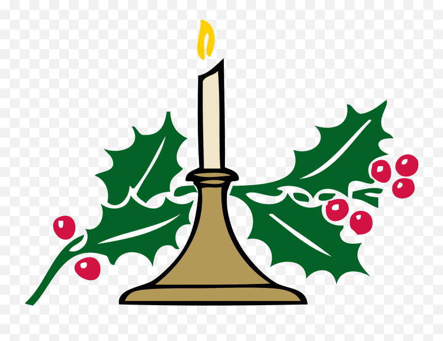 Clipart Candle Xmas Clipart Candle Xmas Transparent Free - Free Clip Art Christmas Religious Borders Emoji,Christmas Emoticons For Fb