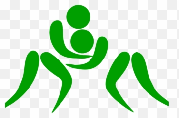 Women Wrestling Clipart Transparent Png - Dibujos De Lucha Olimpica Emoji,Sumo Wrestler Emoji