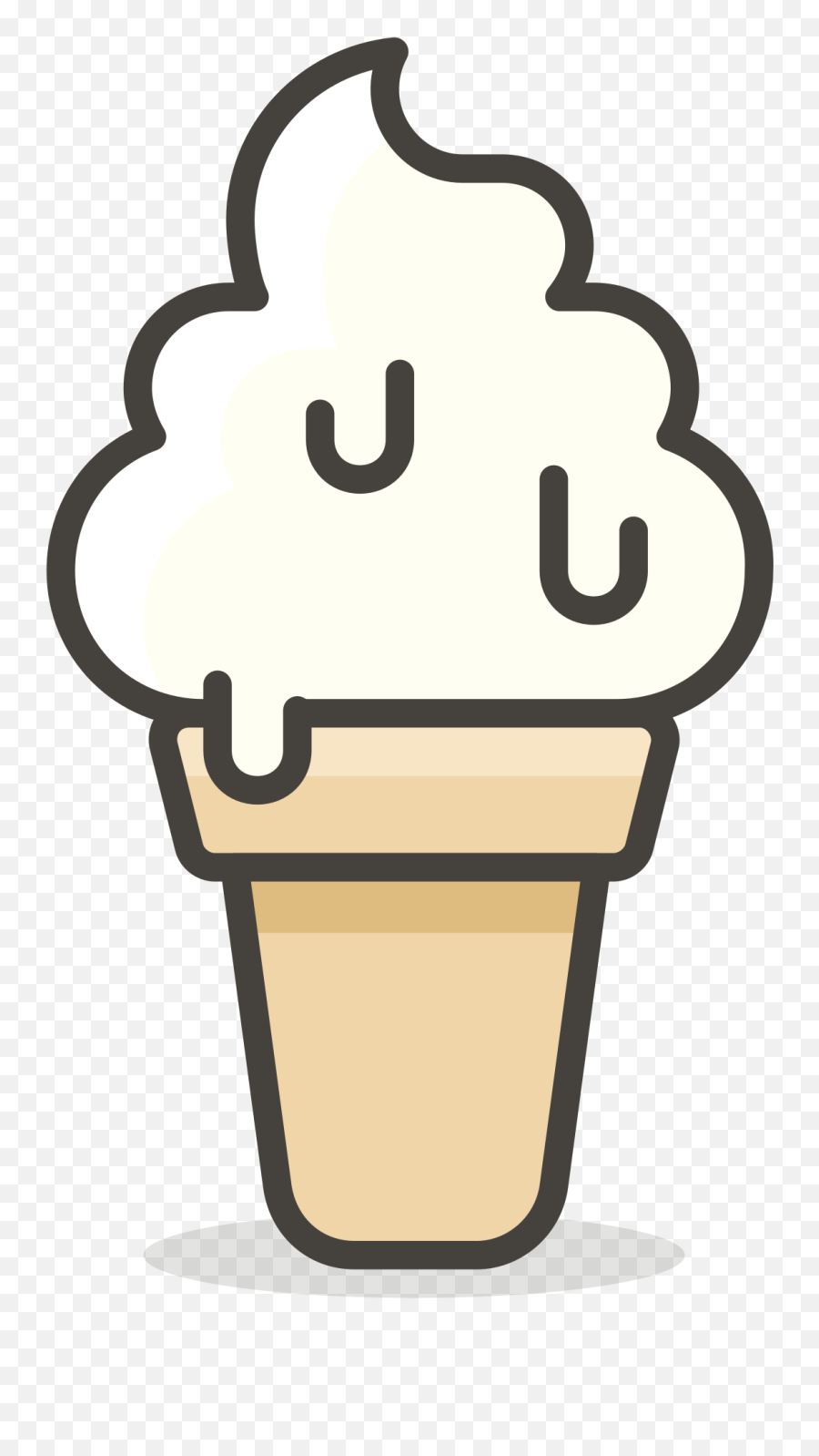 551 - Ice Cream Svg Emoji,Ice Cream Cone Emoji
