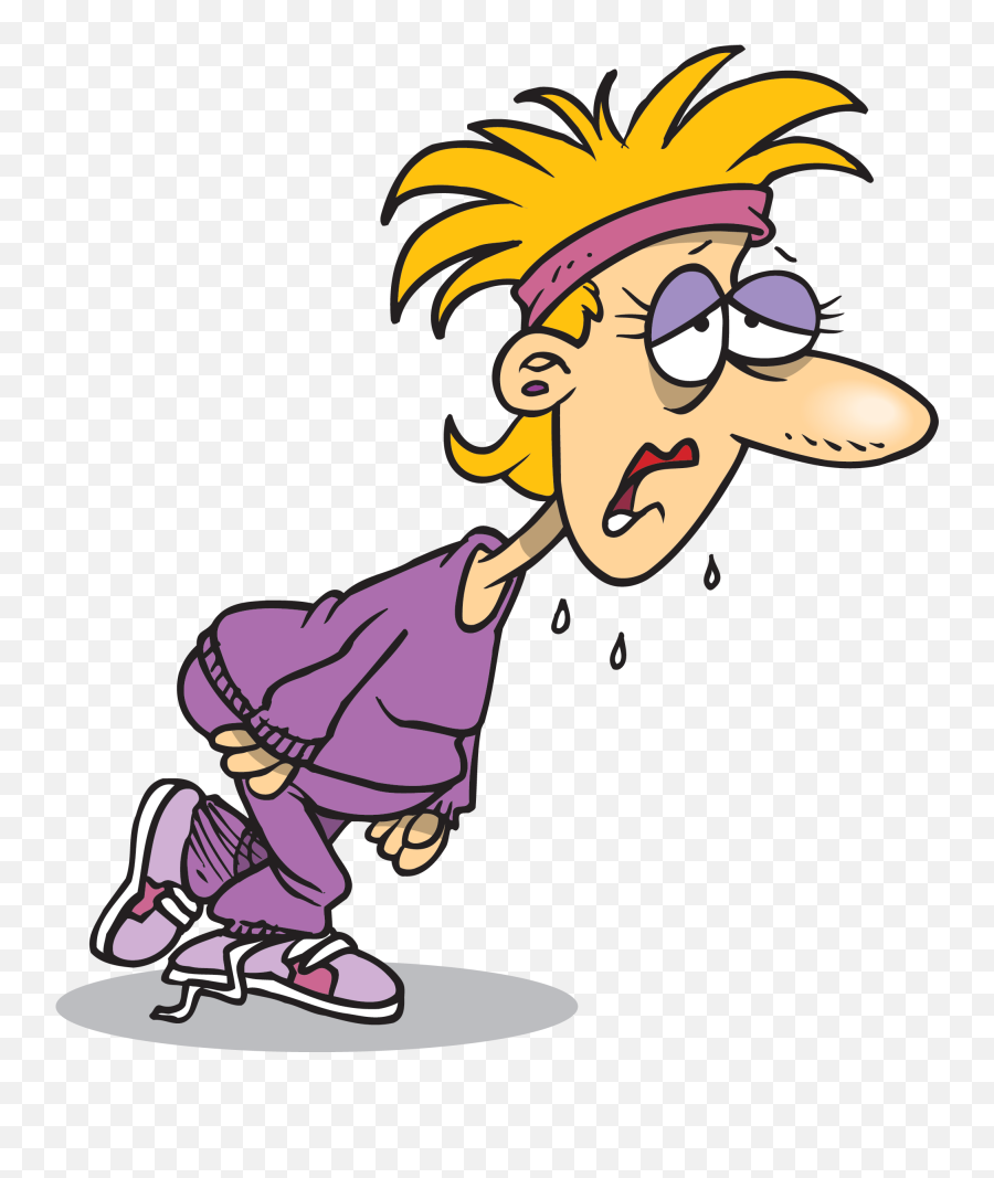 Tired Clipart Transparent Tired - Slow Runner Cartoon Emoji,Fatigue Emoji