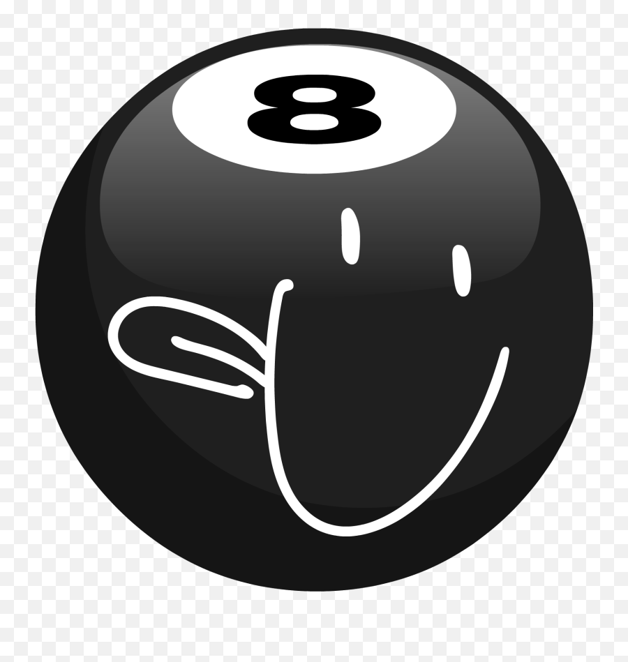 8 - Ball Object Filler Wiki Fandom Bfb 8 Ball Png Emoji,Emotionless Emoticon