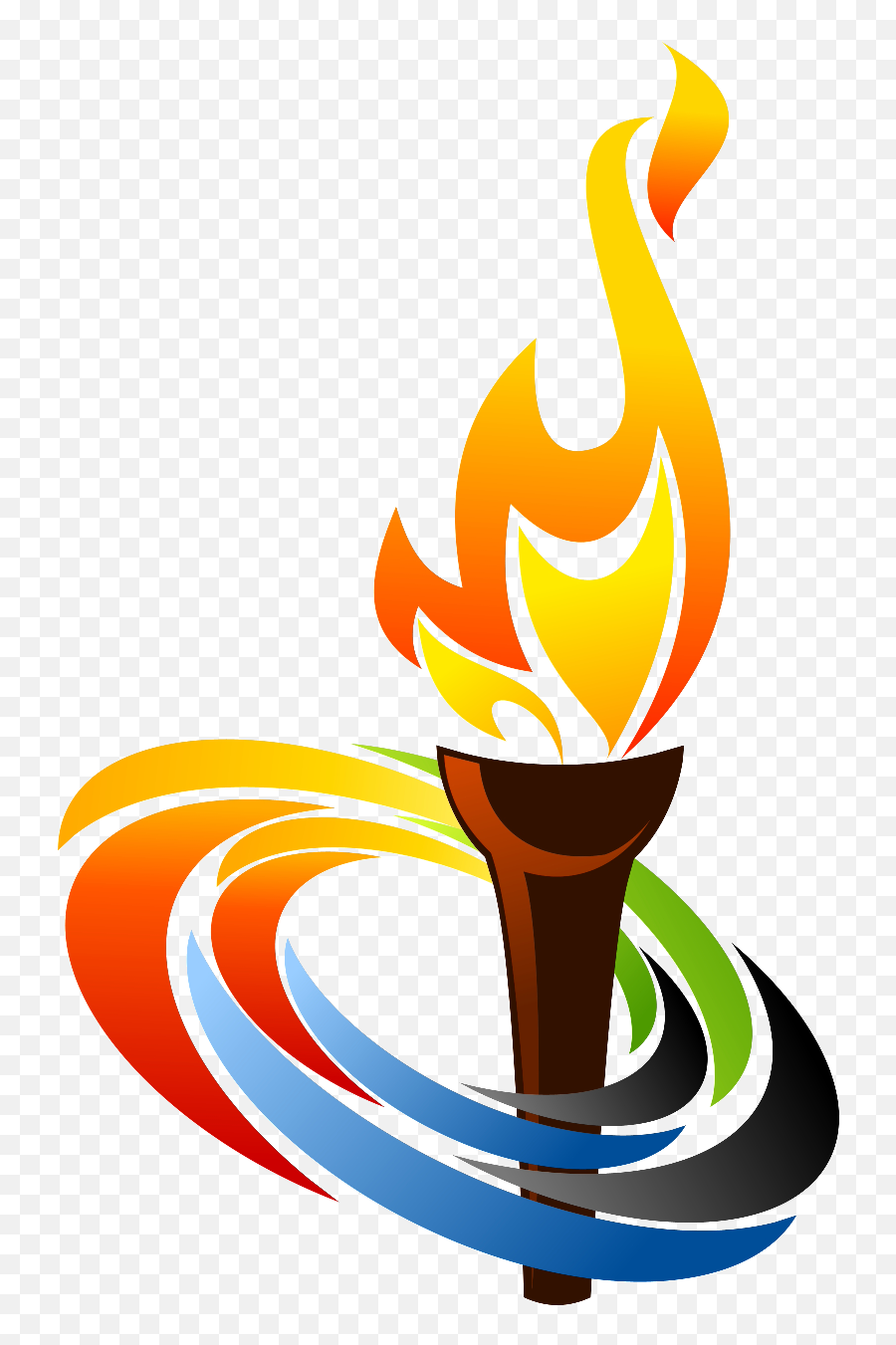 Passing The Torch Png - Clip Art Library School Sports Meet Logo Emoji,Fire Torch Emoji