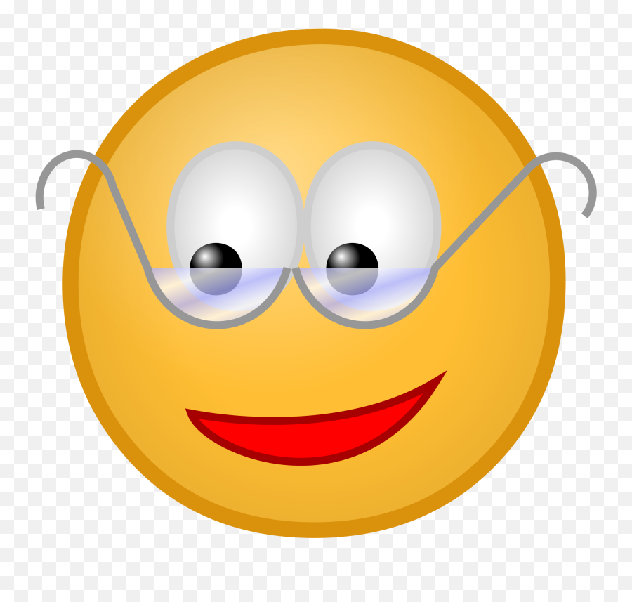 Smiley Faces With Spetcs - Smiley Lunettes De Vue Emoji,Frony Face Line Art Emoticon