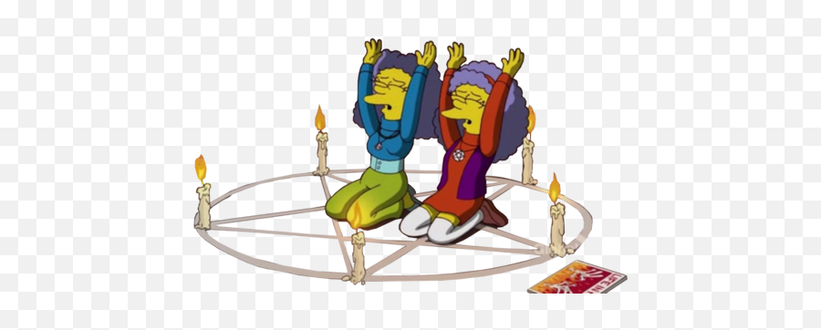 Selma Y Patty Homer Simpson The Simpsons Selma Bouvier - Simpsons Treehouse Of Horror Png Emoji,I Second That Emotion Futurama