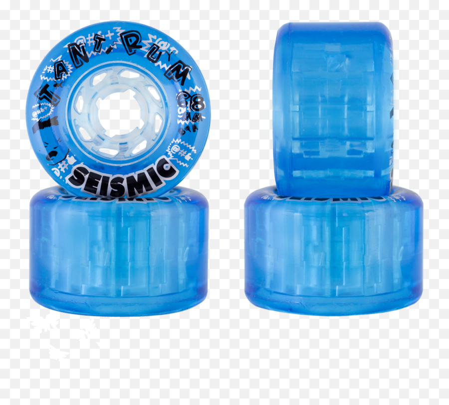 Seismic Crybaby 84a Longboard Wheels Opaque Blue Elixer 62mm - Synthetic Rubber Emoji,Six Emotions Wheel