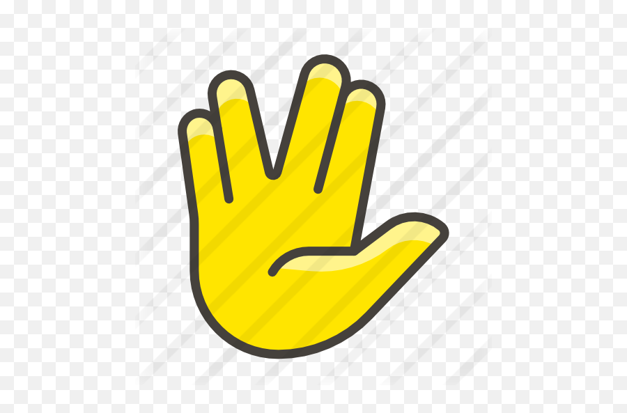 Vulcan Salute - Saludo Vulcano Icons Emoji,Spock Emoji Png