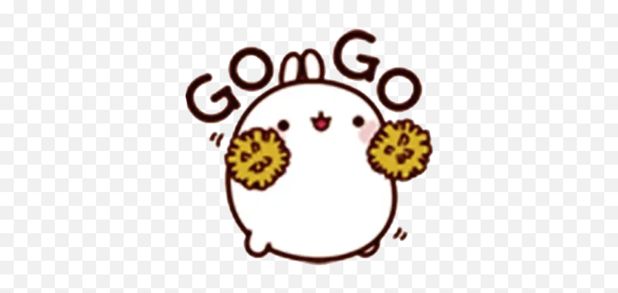 Molang Lalalalala Whatsapp Stickers - Stickers Cloud Molang Whatsapp Stickers Emoji,Emoticon Taco Whatsapp