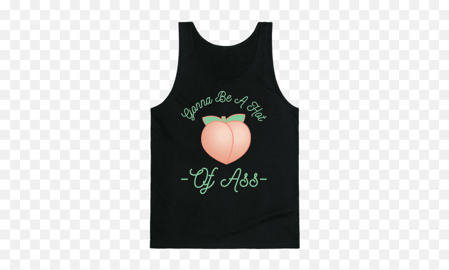 Peach Emoji Tank Tops - Sleeveless,Peach Emoji Ass Hot