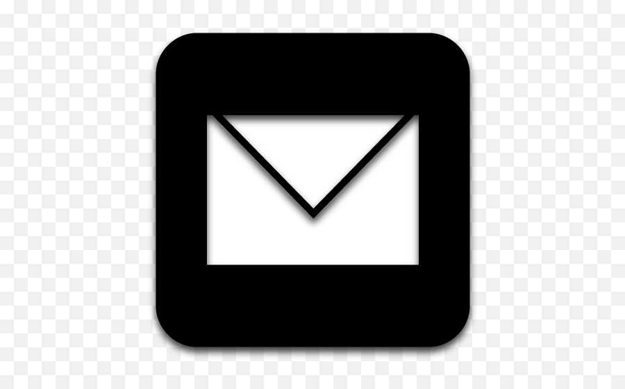 App Mail Icon - Black Icons Softiconscom Logo Gmail Blanc Png Emoji,Adium Emoticon Pack