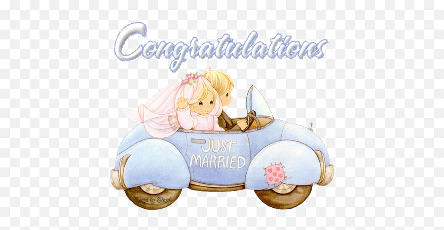 Top Wedding Belles Stickers For Android - Precious Moments Wedding Congratulations Emoji,Married Emoji