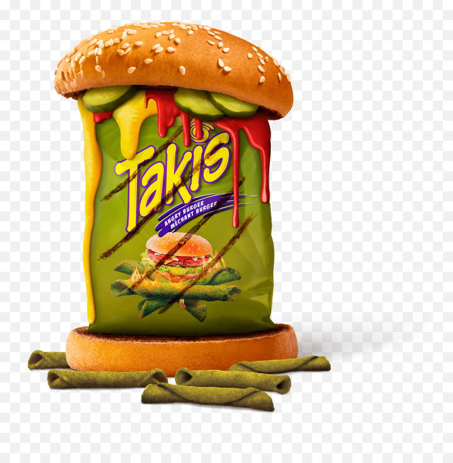 Download Hd Takis Bag Angry Burger - Cinnamomum Emoji,Emoji Burger,