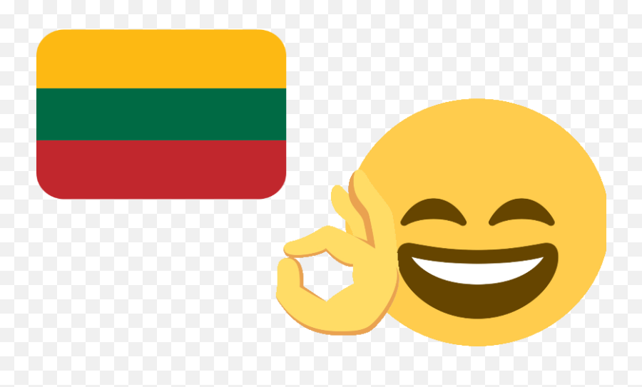 Download Hd Ok Lithuania Discord Emoji - Happy,Emojis Png Hd Ok