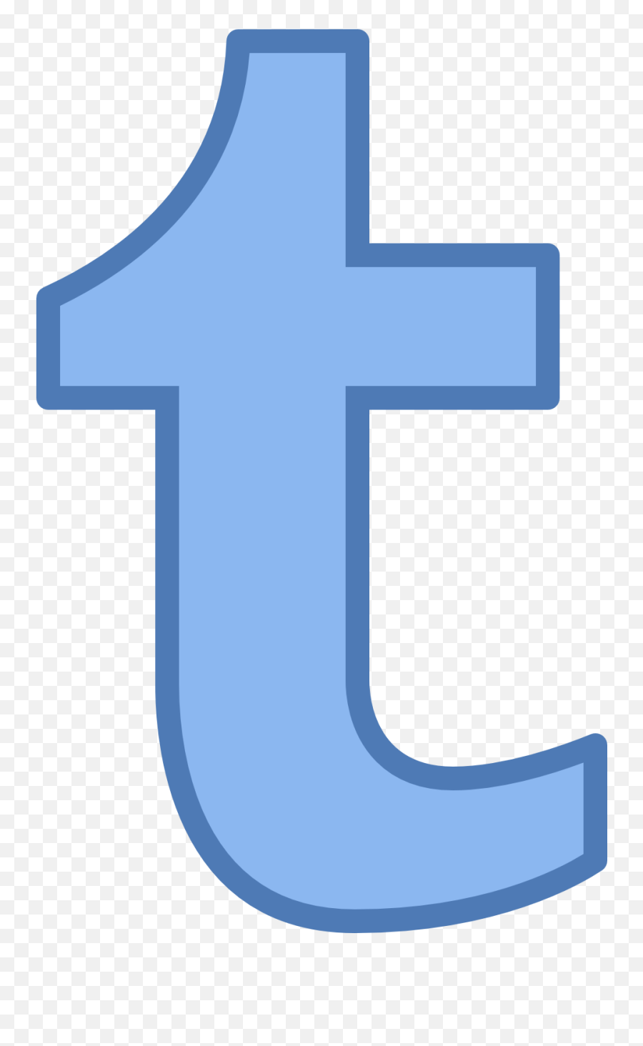 Tumblr Icon Png 143144 - Free Icons Library Transparent Aesthetic Letter T Emoji,Blue Tumblr Emojis