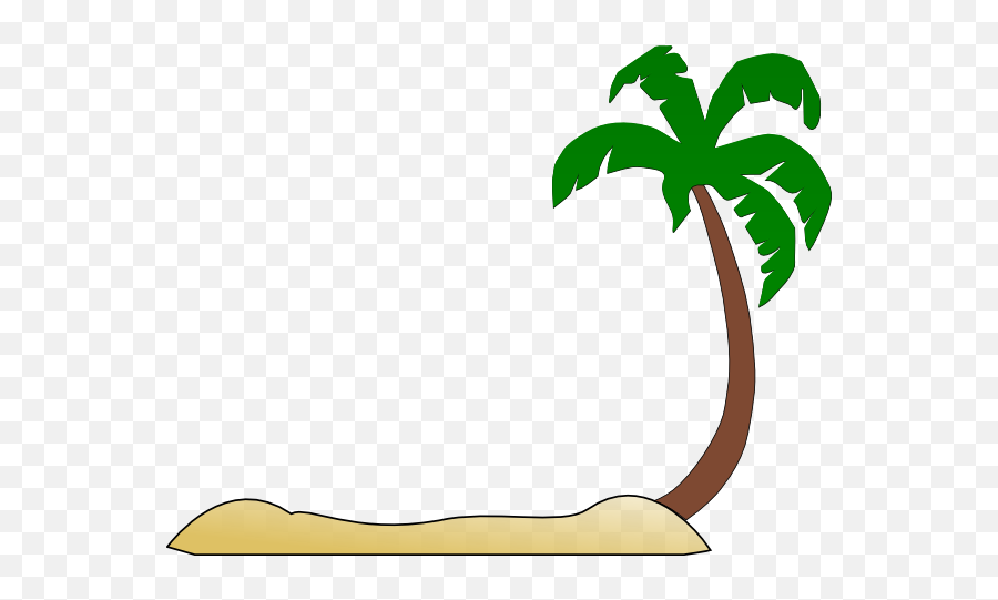 Beach Palm Tree Clip Art At Clkercom - Vector Clip Art Emoji,Palm Tree Emoji For Facebook