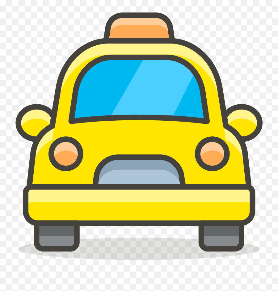 Yellow Taxi Png - Oncoming Taxi Emoji Icon 2986622 Vippng,Emoji Icon