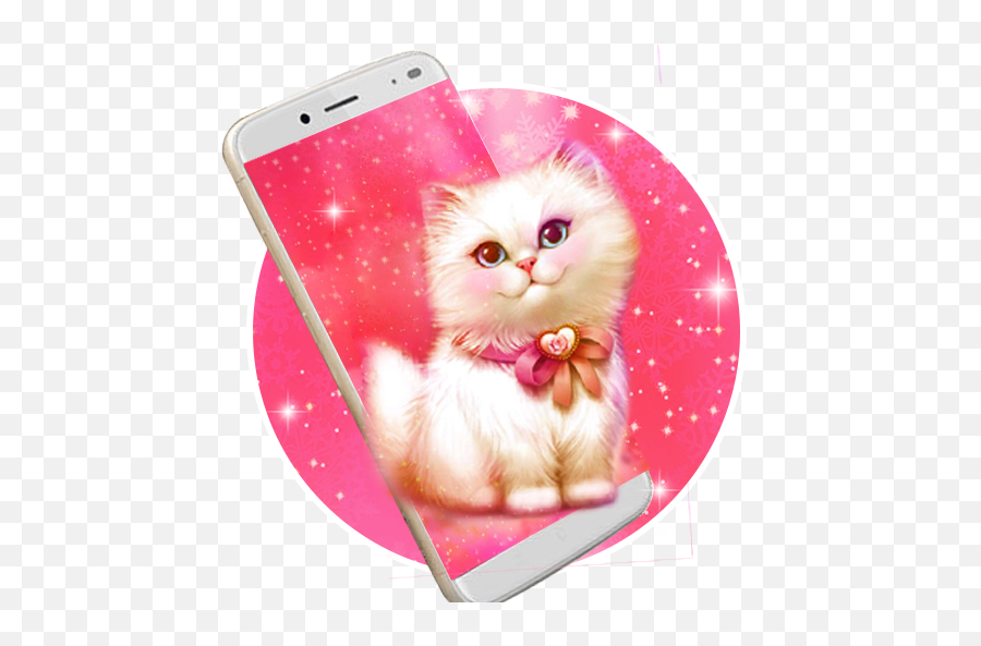 Amazoncom Kawai Cute Kitty Live Wallpaper Appstore For - Cute Android Wallpaper For Mobile Emoji,Pink Emoji Wallpaper
