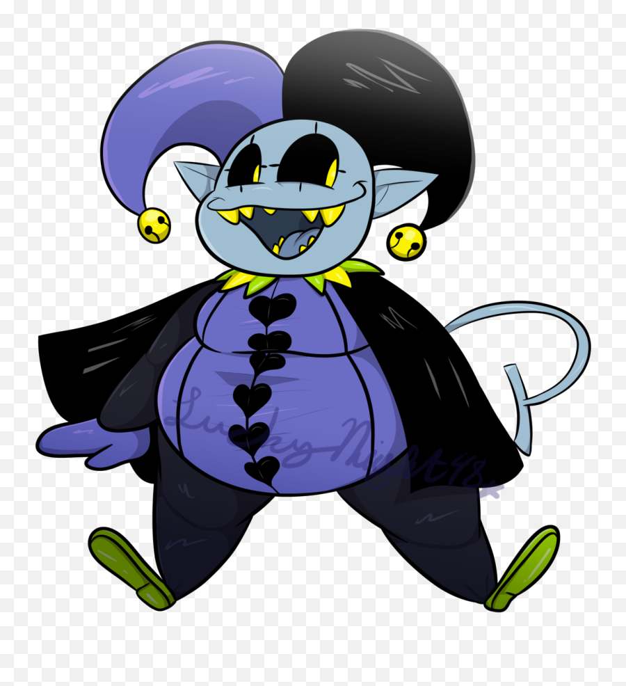 See A Clown Bean Hmmm What If It Was A Chubby Clown - Deltarune Jevil Chub Emoji,Gasp Emoji Transparent