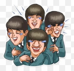 The Beatles Sticker Pack - Stickers Cloud Emoji,Beatle Emojis