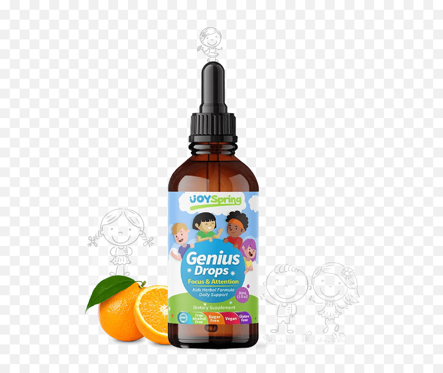 Genius Drops Focus Vitamins - 20 Emoji,I Feel No Emotion Genius