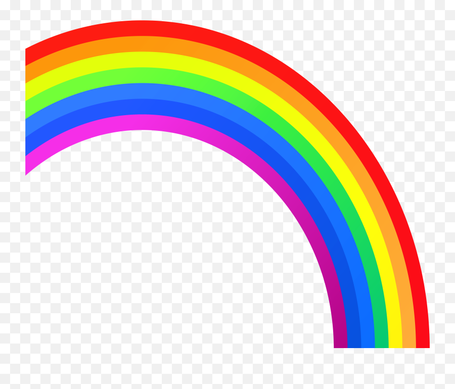 Half Rainbow Clipart - Clip Art Library Emoji,Emoticon Arco Iris Facebook