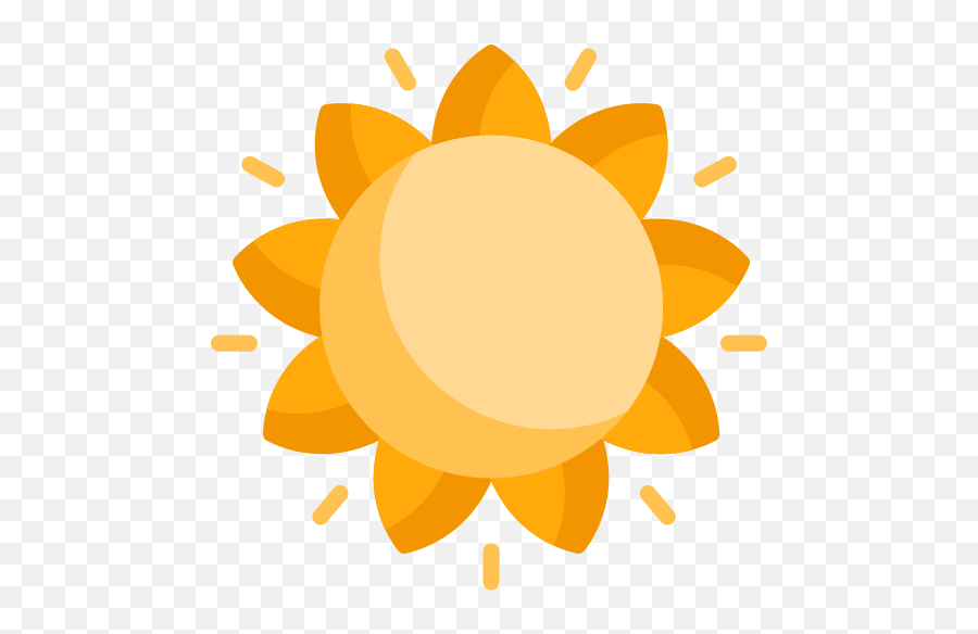 Sun - Free Nature Icons Emoji,Sun Outline Emoji