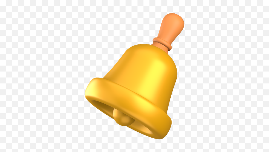 Christmas Yellow Bell 3d Illustrations Designs Images Emoji,Belll Emoji