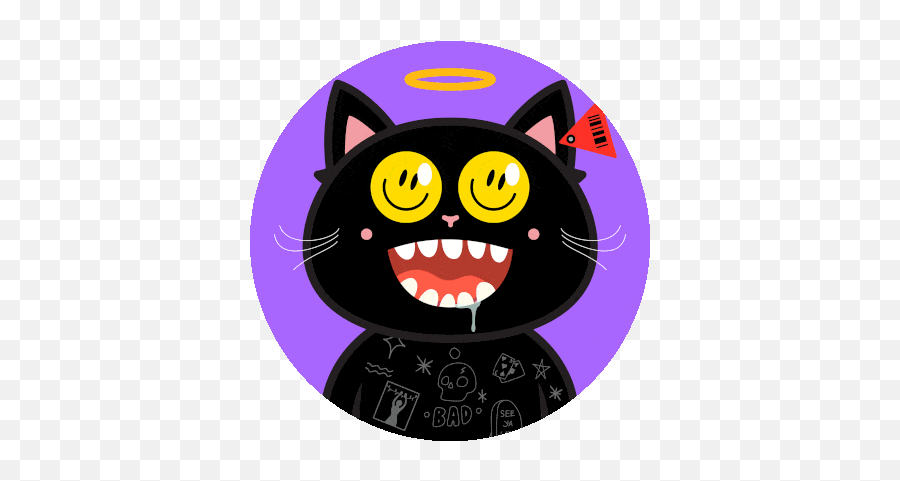 Monsta Cats Nft Emoji,White Pawn Emoji