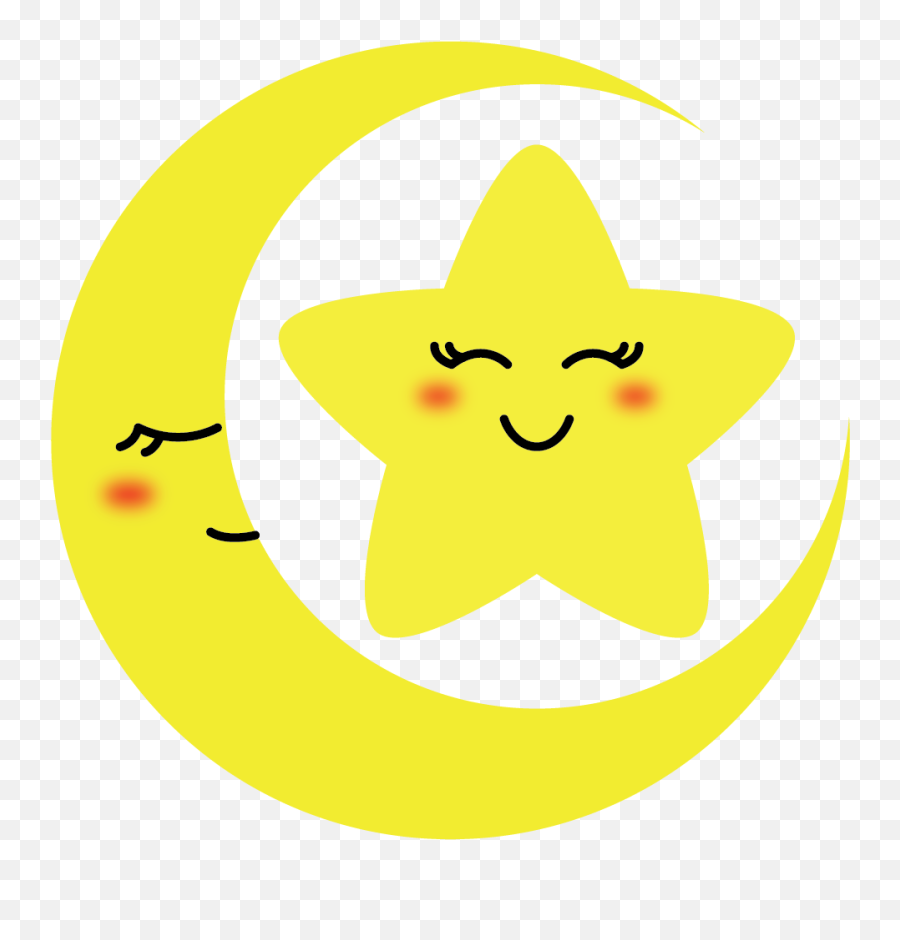 Kawaii Starmoon Illustration - 008 Graphic By Emoji,Lavebdar Dragib Emoji