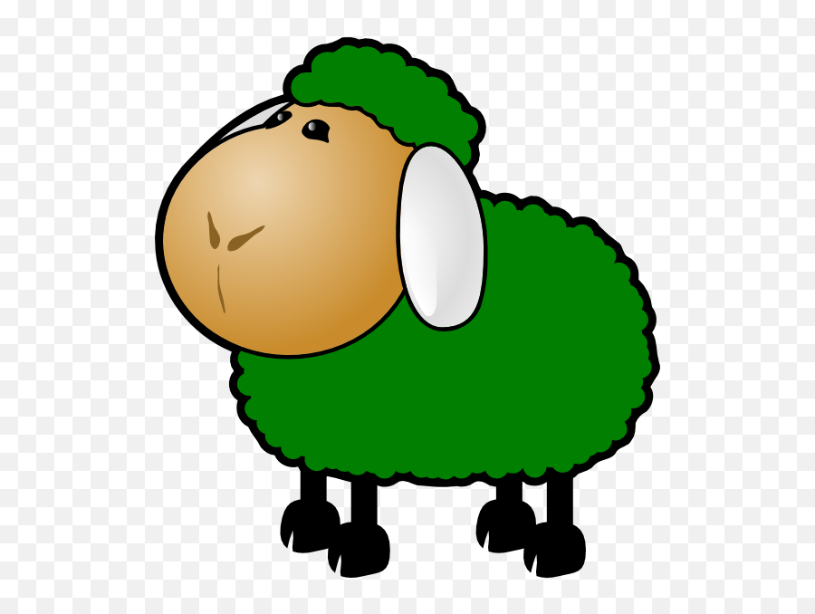 Free Clip Art Sheep Face - Clipartix Emoji,Sheep Face Emoji